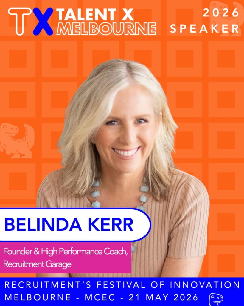 A posted with belinda kerr promoting she will be in Talent X Melbourne this May 21, 2026.