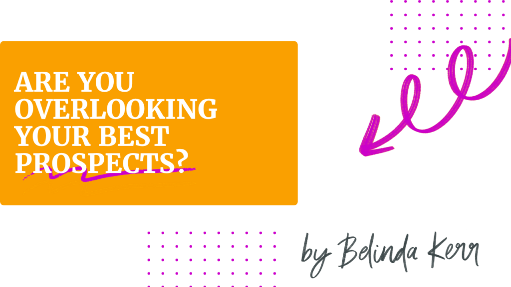 Blog post title graphic for "Are you overlooking your best prospects?" on Recruitment Garage